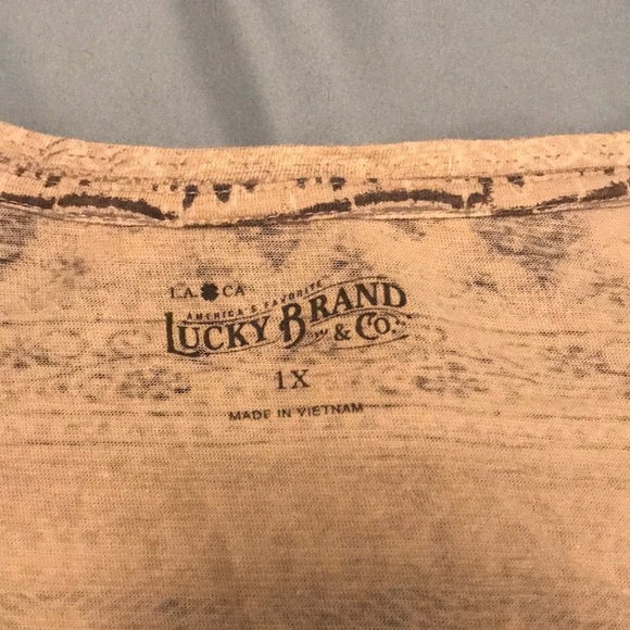 GONE 2/28- LUCKY BRAND Patterned Knit Top - Picture 6 of 8